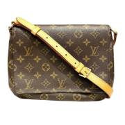 Pre-owned Canvas louis-vuitton-bags Louis Vuitton Vintage , Brown , Da...