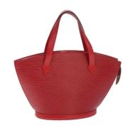 Pre-owned Leather louis-vuitton-bags Louis Vuitton Vintage , Red , Dam...