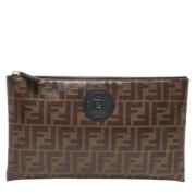 Pre-owned Canvas fendi-bags Fendi Vintage , Brown , Dames