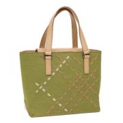 Pre-owned Cotton handbags Burberry Vintage , Green , Dames