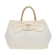 Pre-owned Fabric prada-bags Prada Vintage , White , Dames