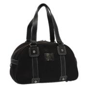 Pre-owned Canvas handbags Burberry Vintage , Black , Dames