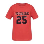 T-shirt Strik Zadig & Voltaire , Red , Dames