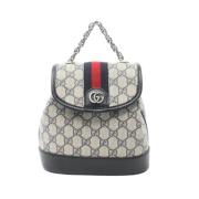 Pre-owned Leather gucci-bags Gucci Vintage , Blue , Dames