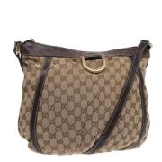 Pre-owned Canvas gucci-bags Gucci Vintage , Brown , Dames