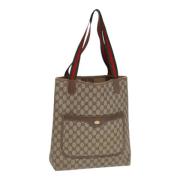 Pre-owned Leather gucci-bags Gucci Vintage , Beige , Dames