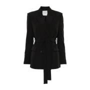 Dubbelborstig Zwarte Blazer Ermanno Scervino , Black , Dames