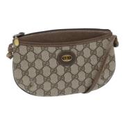 Pre-owned Leather gucci-bags Gucci Vintage , Beige , Dames