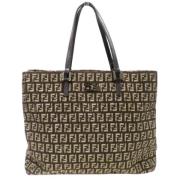 Pre-owned Canvas totes Fendi Vintage , Brown , Dames