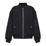 Jas in terry bomberstijl Rag & Bone , Black , Heren