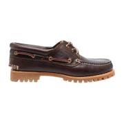 Bruine leren damesschoen Timberland , Brown , Dames