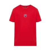 Stijlvol Shirt voor Mannen Balmain , Red , Heren