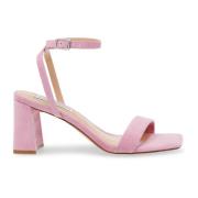 Stijlvolle Hoge Hak Sandalen Steve Madden , Pink , Dames