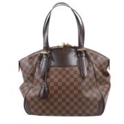 Pre-owned Leather handbags Louis Vuitton Vintage , Brown , Dames