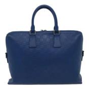 Pre-owned Leather louis-vuitton-bags Louis Vuitton Vintage , Blue , Da...