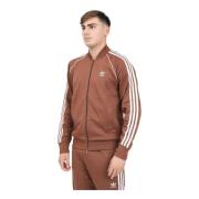 Klassieke Zip Sweater Adidas Originals , Brown , Heren