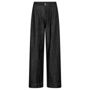 Wijde Pijp Jeans Copenhagen Muse , Black , Dames