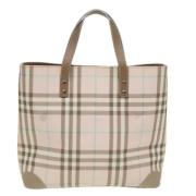 Pre-owned Canvas totes Burberry Vintage , Pink , Dames