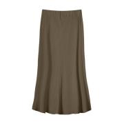 Zijdezachte Rok Summum Woman , Green , Dames