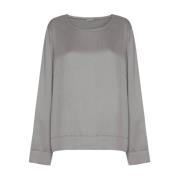 Stijlvolle longsleeve top No man's land , Gray , Dames