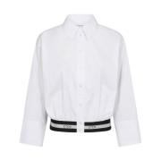 CottonCC Logo Crop Shirt Co'Couture , White , Dames