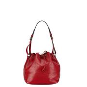 Pre-owned Leather louis-vuitton-bags Louis Vuitton Vintage , Red , Dam...