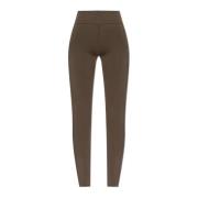 Wollen Leggings Rick Owens , Brown , Dames