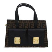 Pre-owned Canvas fendi-bags Fendi Vintage , Brown , Dames