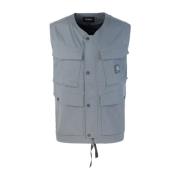 Grijze Jassen met Reflecterend Label Carhartt Wip , Gray , Heren