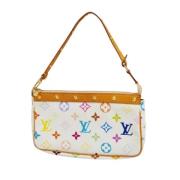 Pre-owned Canvas louis-vuitton-bags Louis Vuitton Vintage , White , Da...