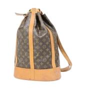 Pre-owned Canvas louis-vuitton-bags Louis Vuitton Vintage , Brown , Da...