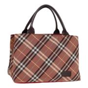 Pre-owned Nylon handbags Burberry Vintage , Brown , Dames