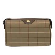 Pre-owned Canvas clutches Burberry Vintage , Beige , Dames