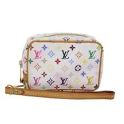 Pre-owned Canvas louis-vuitton-bags Louis Vuitton Vintage , White , Da...