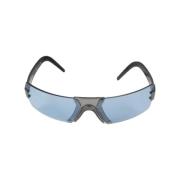 Pre-owned Acetate sunglasses Chanel Vintage , Blue , Dames