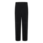 Zwarte Broek met Verborgen Sluiting Emporio Armani , Black , Heren