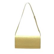 Pre-owned Leather shoulder-bags Louis Vuitton Vintage , Beige , Dames