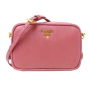 Pre-owned Leather prada-bags Prada Vintage , Pink , Dames