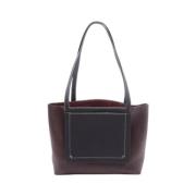 Pre-owned Leather shoulder-bags Hermès Vintage , Brown , Dames