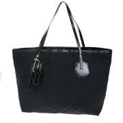 Pre-owned Canvas totes Gucci Vintage , Black , Dames