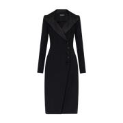 Jurk met zakken Dolce & Gabbana , Black , Dames