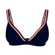 Stijlvolle Bikini Top Tommy Hilfiger , Blue , Dames