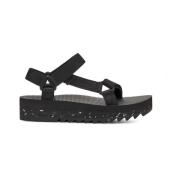 Flat Sandals Teva , Black , Dames