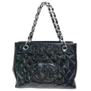 Pre-owned Leather chanel-bags Chanel Vintage , Black , Dames