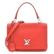 Pre-owned Leather louis-vuitton-bags Louis Vuitton Vintage , Red , Dam...