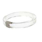 Pre-owned Fabric bracelets Louis Vuitton Vintage , White , Dames