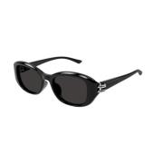 Zwarte Grijze Zonnebril Stijlvol Model Alexander McQueen , Black , Dam...