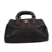 Pre-owned Leather chanel-bags Chanel Vintage , Brown , Dames