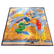 Pre-owned Silk scarves Hermès Vintage , Multicolor , Dames