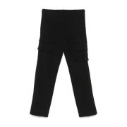 Zwarte Cargo Broek Rechte Pijp Aspesi , Black , Heren